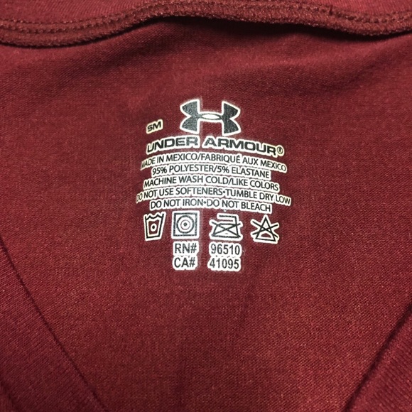 Maroon Under Armour tank top - Picture 2 of 3